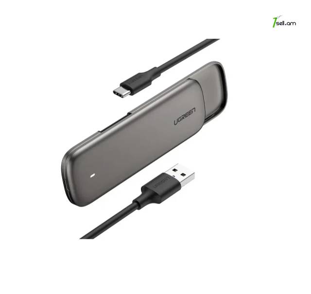 Ugreen USB 3.0 to M2 CASE SATA SSD NVMe (M key) Enclosure - M.2 for 2230, 2242, 2260, 2280 MAC OS
