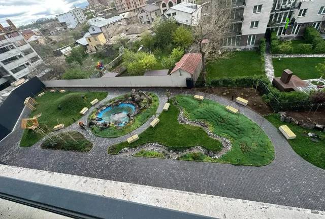 3 սենյականոց բնակարան նորակառույց շենքում Մալխասյանց փողոցում, 72 ք.մ., բարձր առաստաղներ, 4/14 հարկ