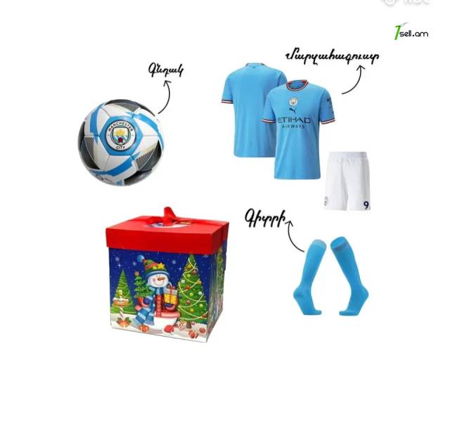 Ֆուտբոլային սեթ No11 - Manchester City / Футбольный сет No11 - Manchester City