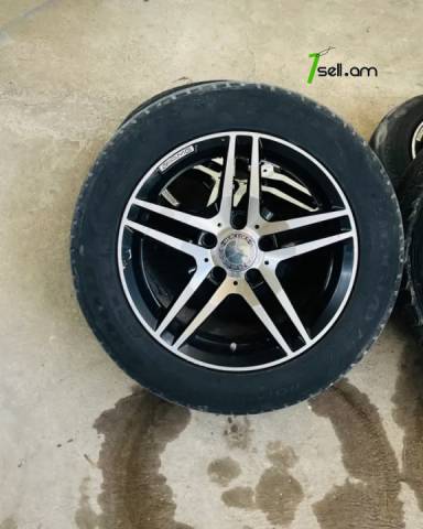 GGG. AMG R16 Անիվներ անվահեծերով, համասեզոնային անվադողեր, 215/55 R16