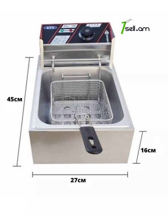фритюрница  deep fryer, 6L deep fryer,էլեկտրական ֆրի֊հոտ