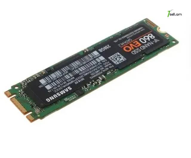Original Samsung M.2 SSD 250GB 860 EVO Բացառիկ Գնով Կոշտ սկավառակ