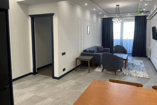 2 սենյականոց բնակարան նորակառույց շենքում Կոմիտասի պողոտայում, 94 ք.մ., բարձր առաստաղներ, 11/16 հարկ