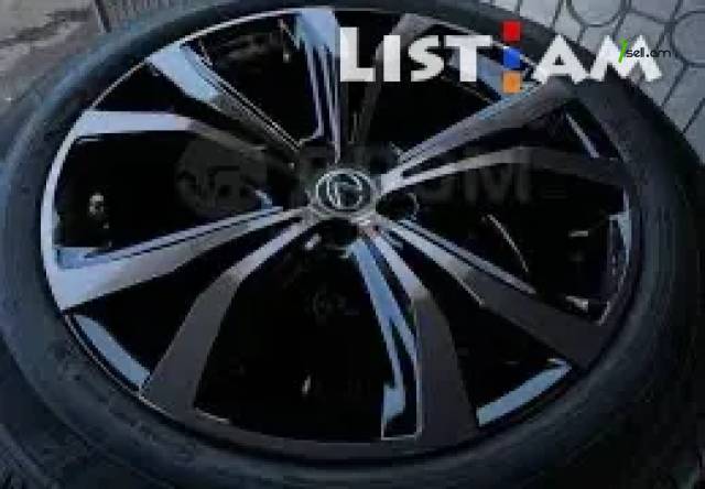 GGG. Lexus 4հատ անվահեծ Օրիգինալ 5x114.3 Համասեզոնային անվադողեր, 235/55 R20