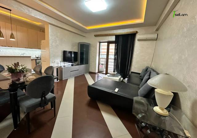 2 սենյականոց բնակարան նորակառույց շենքում Նար-Դոսի փողոցում, 57 ք.մ., բարձր առաստաղներ, 3/5 հարկ