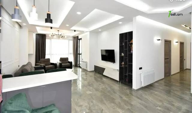 4 սենյականոց բնակարան նորակառույց շենքում Էրեբունու փողոցում, 118 ք.մ., 13/16 հարկ, 2 սանհանգույց