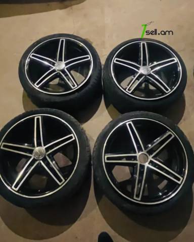 GGG. Vossen R18 5x114.3 Անիվներ անվահեծերով, ամառային անվադողեր, 225/40 R18