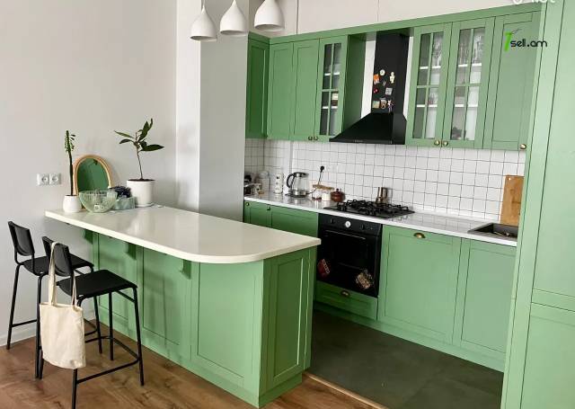 2 սենյականոց բնակարան նորակառույց շենքում Գրիբոյեդովի փողոցում, 70 քմ, 13/16 հարկ, բարձր առաստաղներ