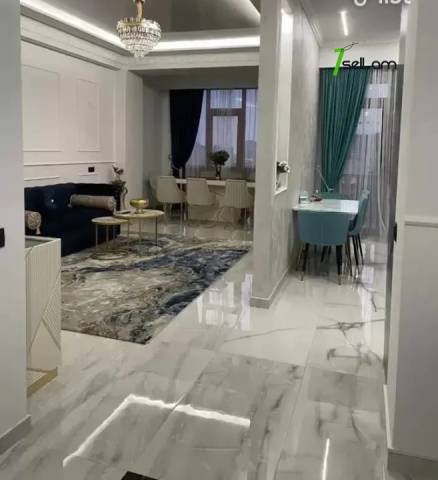 4 սենյականոց բնակարան նորակառույց շենքում Նիկողայոս Ադոնցի փողոցում, 123 ք.մ., 6/8 հարկ