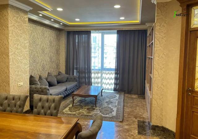 3 սենյականոց բնակարան նորակառույց շենքում Փավստոս Բուզանդի փողոցում, 105 ք.մ., բարձր առաստաղներ