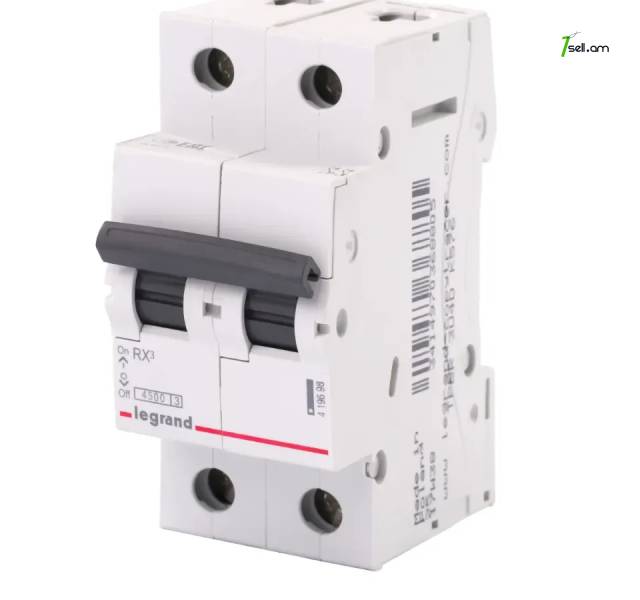 LEGRAND RX3 2P-C10 ավտոմատ անջատիչ