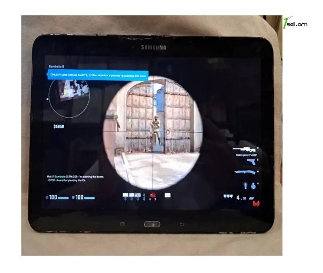 Պլանշետ Samsung Galaxy Tab 4 10.1" sim card 3G 4G RAM 1.5GB ROM 16GB Power 6800Mah планшет tablet
