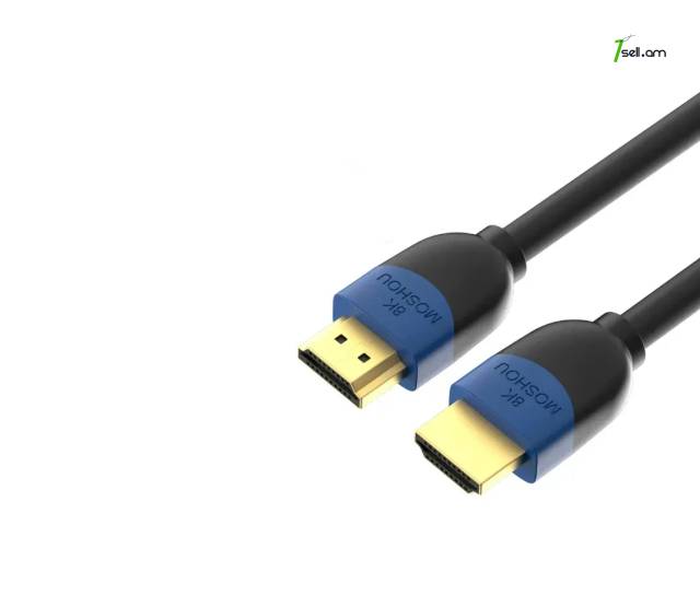 8K HDMI Gold 24k Moshou 8k-60Hz, 4K-120Hz HDMI Premium кабель 1.5m 2m 4m cable լար cabel kabel UHD Ultra HD