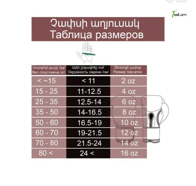 Բռնցքամարտի ձեռնոց - EVERLAST - Կոդ-10312 / Боксерская перчатка - EVERLAST