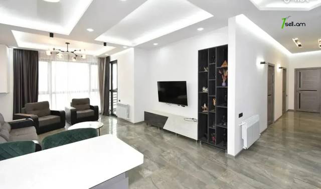 4 սենյականոց բնակարան նորակառույց շենքում Էրեբունու փողոցում, 118 ք.մ., 13/16 հարկ, 2 սանհանգույց