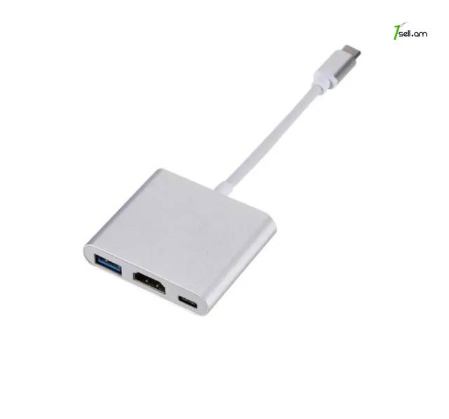 USB Type C to HDMI 3.1 4K փոխակերպիչ адаптер переходник Digital AV Multi-Port Adapter