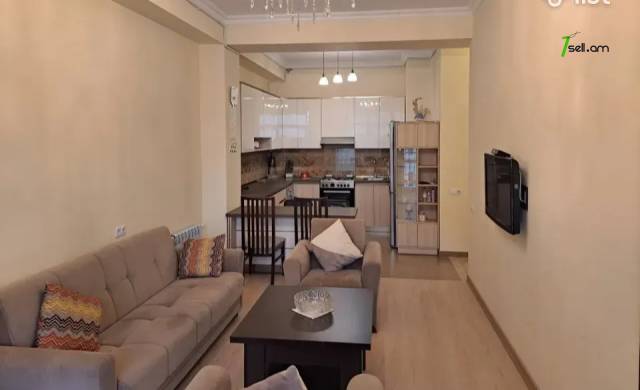 2 սենյականոց բնակարան նորակառույց շենքում Վերին Անտառային փողոցում, 63 ք.մ., 3/12 հարկ