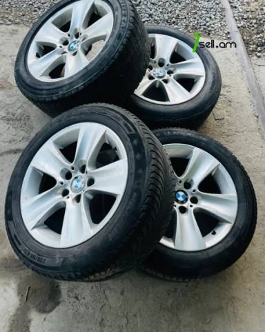 GGG. BMW r17 5x120 Անիվներ անվահեծերով, համասեզոնային անվադողեր, 225/55 R17
