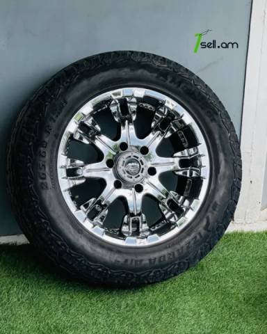 GGG.R18 6x139.7 Toyota Prado, Lexus GX, Mitshubishi4հատ Անիվներ անվահեծերով, համասեզոնային անվադողեր 265/60 R18