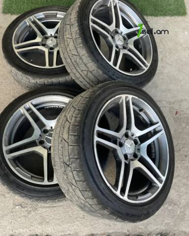 GGG. AMG R18 4 հատ Անիվներ անվահեծերով, համասեզոնային անվադողեր, 245/45 R18