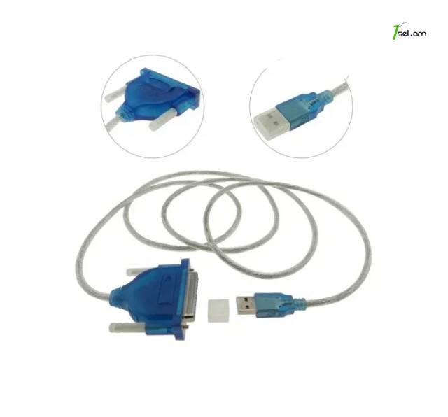 LPT DB25 Printer Cable converter from USB to parallel port A male to DB25 female конвертер Adapter հաստոց CNC