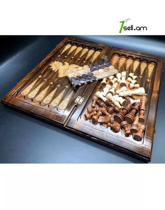 шахматы ручной работы  шахматы 3 в 1 շախմատ 3-ը 1-ում  carved chess set handmade chess set