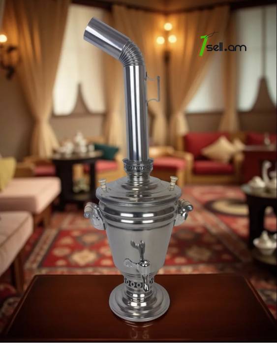 самовар на углях, 7 литров  ռուսական սամովար 