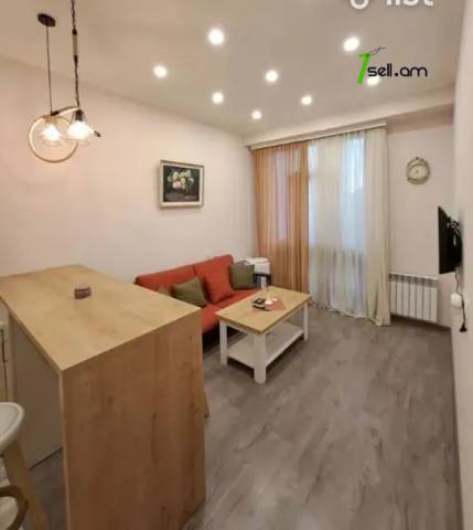 2 սենյականոց բնակարան նորակառույց շենքում Նիկողայոս Ադոնցի փողոցում, 40 ք.մ., բարձր առաստաղներ
