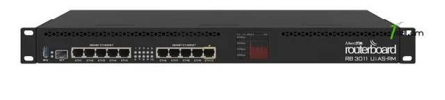 RouterBoard MikroTik RB3011UiAS-RM 10port Gigabit Ethernet SFP USB 3.0 LCD PoE switch RB3011 U1 RouterOS