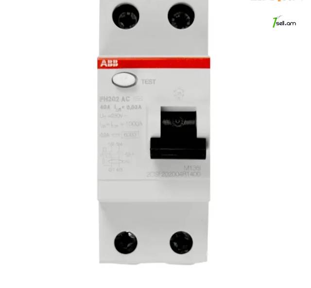 ABB FH202 (UZO) 2-P AC-40/0.03