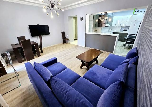 3 սենյականոց բնակարան Վարդանանց փողոցում, 75 ք.մ., 2/4 հարկ, կապիտալ վերանորոգված, քարե շենք