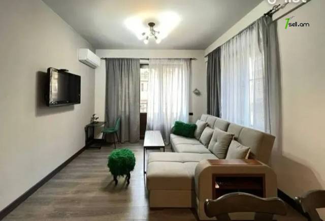 2 սենյականոց բնակարան նորակառույց շենքում Բուզանդի փողոցում, 58 քմ, 3/15 հարկ, բարձր առաստաղներ