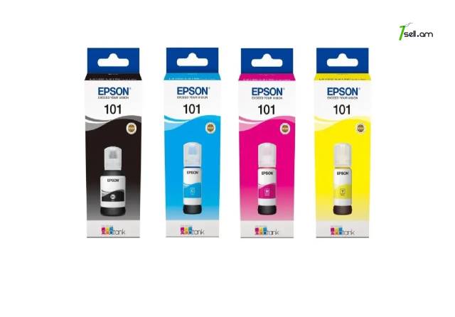 Ink Epson 101/103 ներկ Օրիգինալ black color Картридж Чернила թանաք ներկ