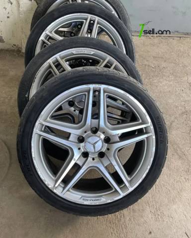 GGG. AMG R18 4հատ Լեն ու Նեղ Անիվներ անվահեծերով, համասեզոնային անվադողեր, 2-ը 255/35 R18, 2-ը 225/40/r18