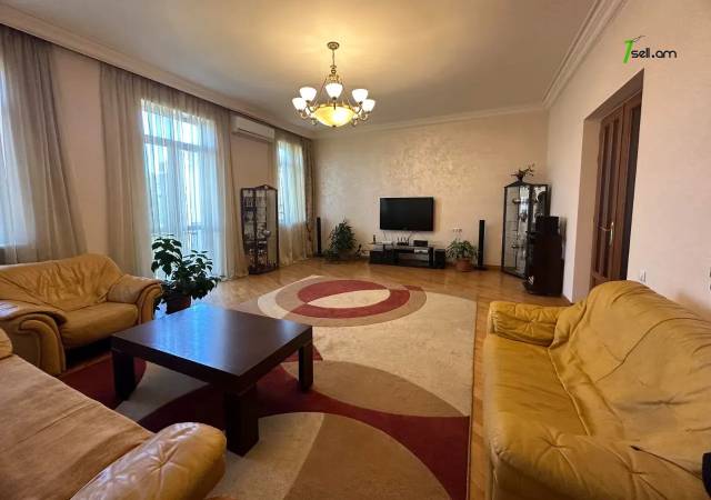 3 սենյականոց բնակարան նորակառույց շենքում Թումանյան փողոցում, 121 ք.մ., բարձր առաստաղներ, 3/6 հարկ