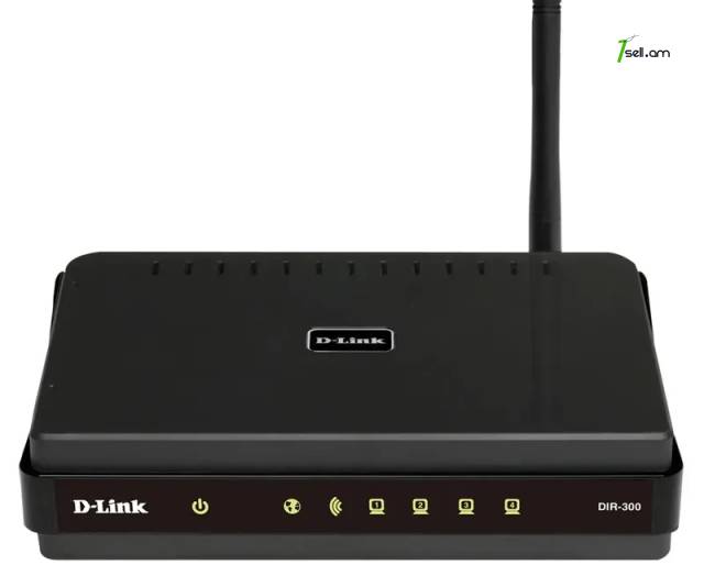 Հզոր Wi-Fi роутер D-Link DIR-300 N150 WiFi 4 2,4ГГц (300Мбит) Router ռոութեռ