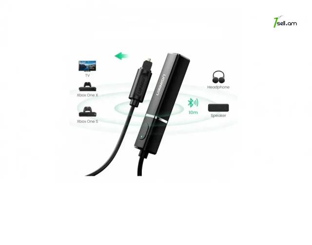 UGREEN Bluetooth 5.0 to Toslink optica Audio Transmitter aptX A2DP for TV Adapter аудио адаптер աուդիո