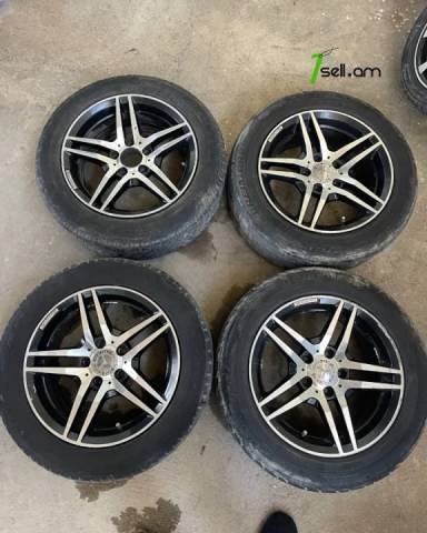 GGG. AMG R16 Անիվներ անվահեծերով, համասեզոնային անվադողեր, 215/55 R16