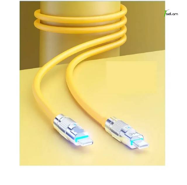 Type-C To Type-C 100W WK Cable Wingle Series 1M data transmission 480 Մբ/վ մալուխ