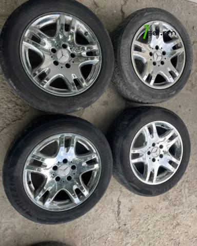 GGG.R16 5x112 4հատ W211 Անիվներ անվահեծերով, համասեզոնային անվադողեր, 225/55 R16