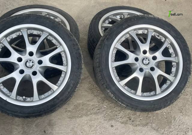 GGG. BMW R17 4հատ անվահեծ 2 հատ Համասեզոնային անվադողեր, 225/45 R17