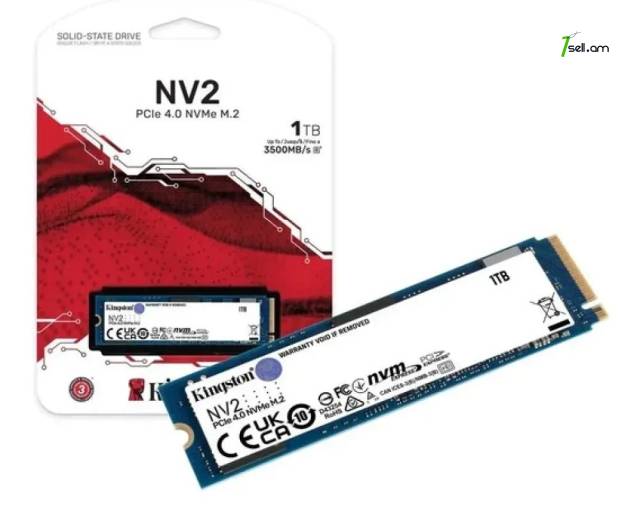 Կոշտ սկավառակ SSD Kingston 1 ТБ, M.2 2280, PCI Express 4.0 x4 (NVMe), 3500/2100 МБайт/с ՆՈՐ + ԵՐԱՇԽԻՔ