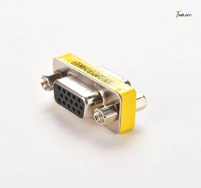 Female Female 15pin Adapter VGA ադապտեր Converter Переходник VGA мама