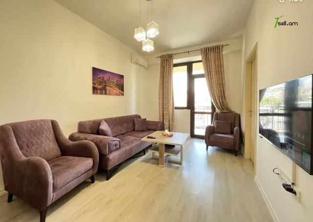 3 սենյականոց բնակարան նորակառույց շենքում Մարո Մարգարյան փողոցում, 59 ք.մ., բարձր առաստաղներ