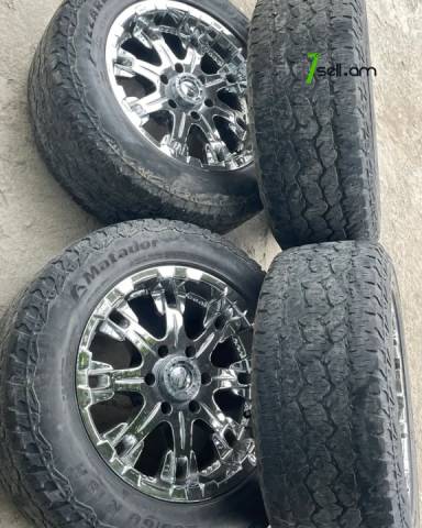 GGG.R18 6x139.7 Toyota Prado, Lexus GX, Mitshubishi4հատ Անիվներ անվահեծերով, համասեզոնային անվադողեր 265/60 R18
