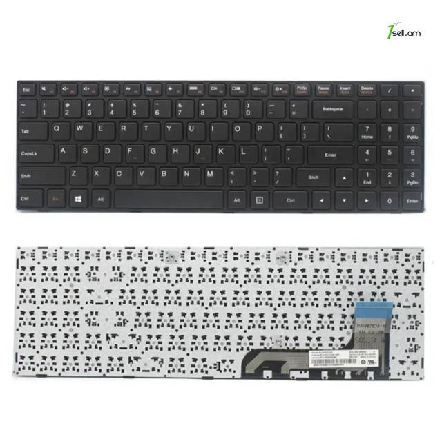 Laptop Keyboard for Lenovo Ideapad 100 15 100-15 100-15IBY notebook клавиатура для ноутбукаստեղնաշար