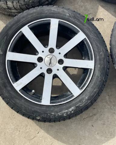 GGG.R15 4x100 4հատ Opel, Tida, Lada Անիվներ անվահեծերով անվադողեր, 195/65 R15