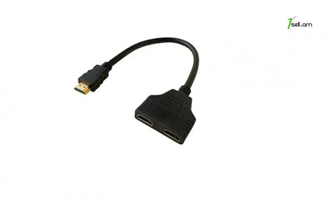 HDMI to 2x HDMI 30cm HUB - HDMI male to HDMI female cable (1papa - 2x mama) Adapter Perexodnik Адаптер