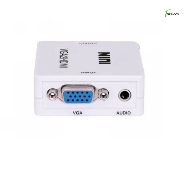 Video Converter VGA на HDMI վիդեո փոխարկիչ VGA դեպի HDMI վիդեո փոխարկիչ адаптер VGA to HDMI