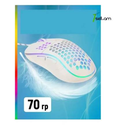 Breeks Мышка игровая с подсветкой проводная USB մկնիկ mouse RGB